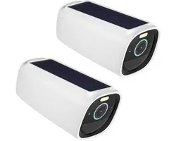 Siliconen hoes compatibel met eufy Security S330 eufyCam 3 (camera niet inbegrepen), 2 stuks, wit