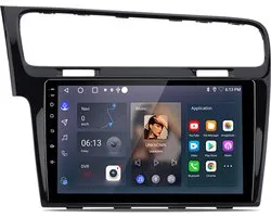 Junsun Android 15 Autoradio Geschikt Voor VW Golf MK7 2012-2020 Accessoires, 2GB+64GB, Draadloze CarPlay & Andriod Auto, DAB+, GPS-navigatiesysteem, Bluetooth, 10,1-inch Touchscreen, Stuurwielbediening, WiFi, RDS, DSP, USB, Quad-core processor