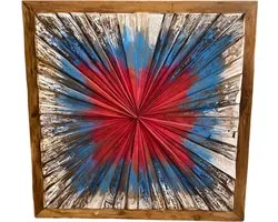 wandpaneel - wanddeco - oosters  - 100x100 cm
