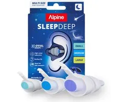Alpine SleepDeep slaapoordopjes, 3 paar