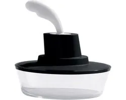 Alessi - Vershoudbakjes Ship Shape - Plastic - Zwart