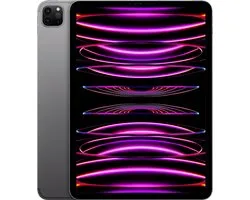 iPad Pro, 12.9" mini-LED IPS, 2732x2048, Apple M2, 8GB RAM, 256GB, 5G, 802.11ax Wi‑Fi 6E, Bluetooth 5.3, 12MP + 12MP, LiDAR, iPadOS 16