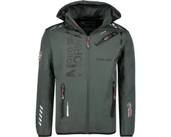 Geographical Norway Softshell Jas Heren Grijs/Zwart Royaute - S