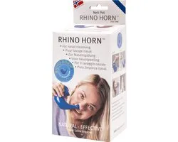 Rhino Horn - Neusspoeler (blauw) - 1 stuk