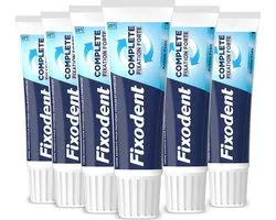 Fixodent Original Kleefpasta - Sterke Fixatie - Voordeelverpakking 6 x47 gram