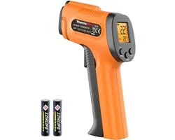 Thijox - ThermoPro TP30 Infraroodthermometer Lasertemperatuurmeter -50°C ~ 550°C Emissiviteit Instelbaar MAX/MIN/AVG-waarden voor Airconditioning, Aut