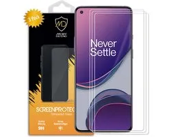 3-Pack MobyDefend Screenprotectors - Geschikt voor OnePlus 8T - Case-Friendly Screensaver - Gehard Glas