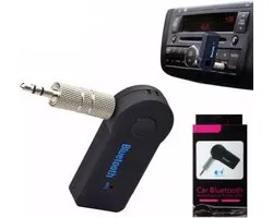 Draadloze Bluetooth Muziek ontvanger met Microfoon | Audio Music Streaming Adapter Receiver | 3,5 mm Jack AUX Draadloos Bluetooth Handsfree Car Kit | Beste Kwaliteit Bluetooth Ontvanger