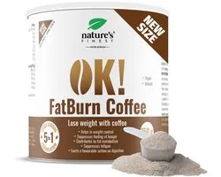 Nature's Finest OK!FatBurn Koffie – Functionele Koffie met L-carnitine, Guarana en Vlierbes - 150 g
