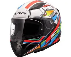LS2 FF353 Rapid II Xdron Wit Neon Oranje 06 Integraalhelm - Maat XL - Helm