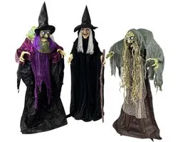 Halloween Heksen animatronic poppen set