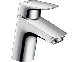 hansgrohe Logis ééngreeps wastafelmengkraan 70 met wastegarnituur - chroom - voorsprong uitloop 107 mm