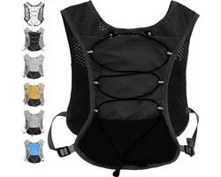 Hydration Running Vest Ultralight for Women and Men [2025 Upgraded], Breathable All-Weather Water Vest Hiking Backpack, Adjustable Water Backpack for Hiking, Cycling
