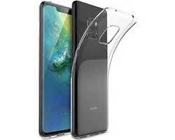 Huawei Mate 20 Pro transparente - Housse Jelly souple Coques Huawei Mate 20 Pro avec support de téléphone gratuit gratuit - Transparente - (Remarque : variante PRO)