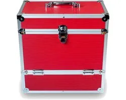 Retro Musique KXRM 03 R mallette pour vinyles avec pochette - rouge