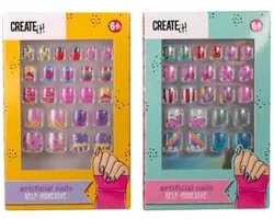 Create it! kunstnagels zelfklevend - Candy nagels voor meisjes.