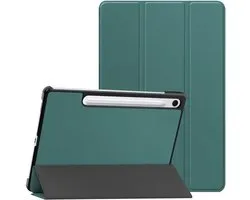 Étui pour tablette Samsung Galaxy Tab S9 FE - Bookcase à trois volets iMoshion - Vert foncé