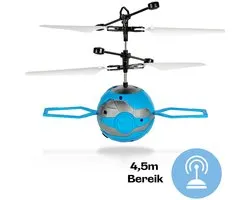 GAGATO Mini Flight Drone Blauw - Drone stationnaire autonome - Équilibrable par capteur à portée de main - Comprend un kit d'extension