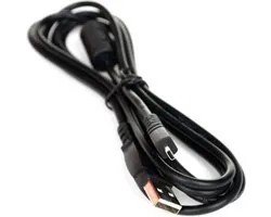 Caruba USB 2.0 A Male - Mini Male 8-pin (UC-E6 voor Nikon) 2 Meter