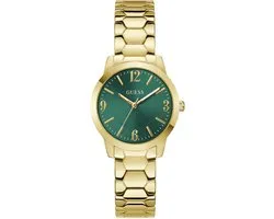 Guess Winni Montre analogique à quartz Boîtier doré: 100% acier inoxydable | Bracelet: 100% acier inoxydable 34 mm GW1028L1, GW1028L2