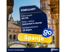 Fysieke Simkaart Spanje – Onbeperkt Internet + Lokaal Bellen | Vodafone ES Netwerk |