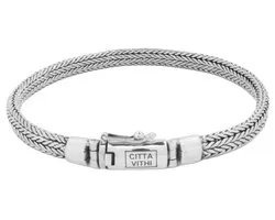 Jonline Citta Vithi Silver Craft Buddha Amband modèle 6 taille S
