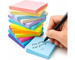Notes Super Sticky BOTC - 76x76 mm - 100 feuilles - 12 blocs - 12 couleurs
