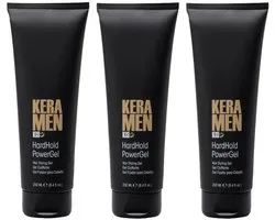 KIS - Keramen - Hardhold Power Gel - Haargel - 3 x 250 ml