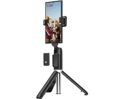 Perche à Selfie Bluetooth Samsung by Mobeen avec télécommande et trépied - Zwart