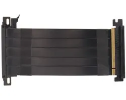 Dailygoods - Câble Riser 4.0 - Haute Vitesse - Flexible et Double Face - Noir - Convient pour 4090 et RX 7900 XT - Conception à 180 Degrés
