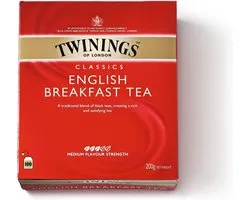 Twinings - English Breakfast Thee - 100 zakjes