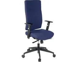 hjh office Pro -Tec 300 - Chaise de bureau - Tissu - Bleu