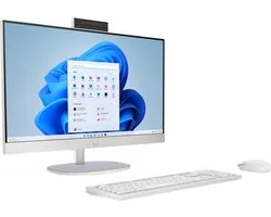 Ordinateur tout-en-un HP 24-cr0751nd - Écran IPS FHD 23,8 pouces - Intel Core i5-1335U - 16 GB de mémoire DDR4 - SSD de 1 To - Windows 11 Home - Souris et clavier inclus