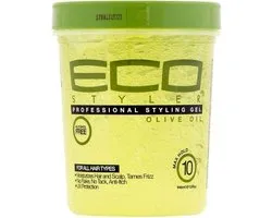 Style Professional Styling Gel Olive Oil 946 ml (32 FL OZ) - Max Hold 10 - Water Based - For all hairtypes - Voor alle haarsoorten - Wheat Protein - Olijfolie styling gel