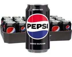 Pepsi Zero Sugar - 24 x 330 ml blikjes - Tray