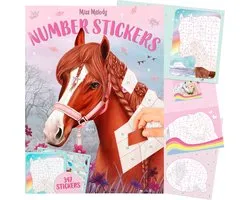 Depesche - Miss Melody nummer stickers - stickerboek