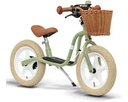 Loopfiets - Puky LR 1L - Vanaf 2,5 jaar - Met Handrem en Mandje - Retro Groen