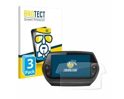 Screenprotector 3 Stuks voor Bosch Nyon 2014 Beschermglas transparant