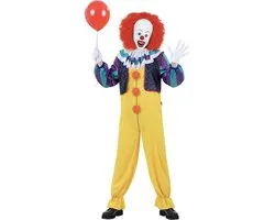 Smiffys - IT The Movie Pennywise Costume Kostuum - M - Geel
