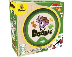 Asmodee Dobble kaartspel Dinosaurs - reactiespel voor kinderen en familie.