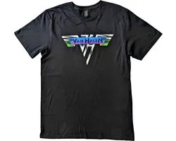 Van Halen - Original Logo Heren T-shirt - S - Zwart