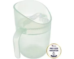 Difrax LOVI Genius Oefenbeker - 130 ml/ 150ml - Groen - 1 Stuk