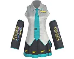 Anime Meisjes Schooluniform Cosplay Set Compleet met Accessoires