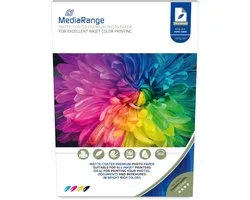 Papier MediaRange Inkjet mat A4 130g 100 Pag.