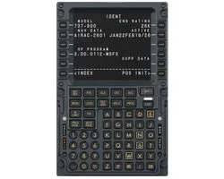 MOZA MB7F Flight Computer Display – 737 CDU – 5,1" IPS Display – Boeing Flight Simulator – PC