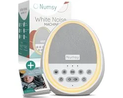 Numsy® NightCalm - Witte Noise Machine Bébé - Sleep Trainer - White Noise Machine - Lumière LED respirante