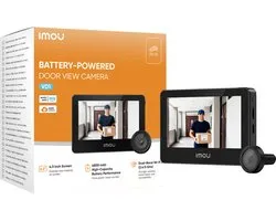 IMOU VD1 Digitale Deurspion met Camera – 5MP – Wifi 6 – 4,3" Scherm – Slimme Persoonsdetectie - Geschikt voor Appartementen & Huurwoningen