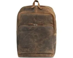 Plevier Hertz Rugzak Leer 45 cm Laptop compartiment