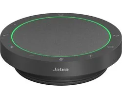 Jabra Speak2 55 UC – Draagbare Speakerphone – Bluetooth, USB-A & USB-C – Conferentiespeaker met 4 Microfoons – Geschikt voor alle UC-platforms – Donkergrijs