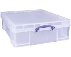 Really Useful Box 70 liter | transparant | per stuk verpakt in karton